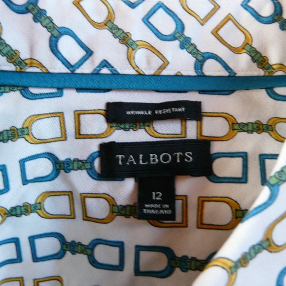 Lot of 2 ladies long sleeve Blouses - Ann Taylor & Talbots - Picture 2 of 8
